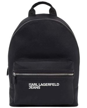 KARL LAGERFELD Tassen ,Zwart ,Faux-Leather Rugzak - Blauw