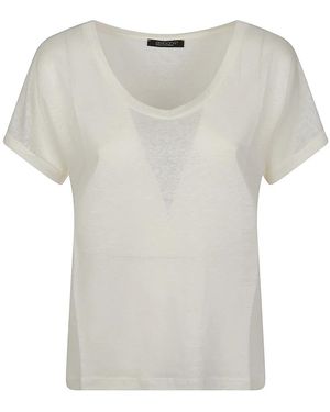 Aragona U Neck T-Shirt - Grijs