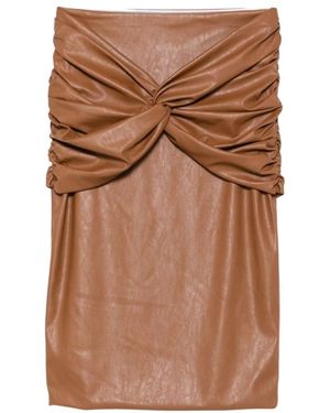 Elisabetta Franchi Pencil Skirts - Brown