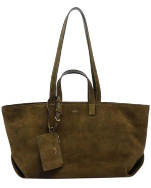 A.P.C. Tote Bags - Green