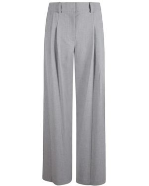Jonathan Simkhai Wide Trousers - Gris