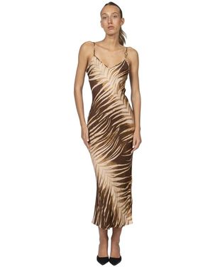Just Cavalli Midi Dresses - Metallic