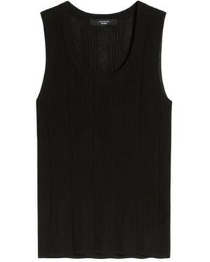 Weekend by Maxmara Sleeveless Tops - Black