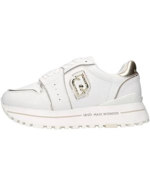 Liu Jo Schoenen ,Wit ,Leer Maxi Wonder 85