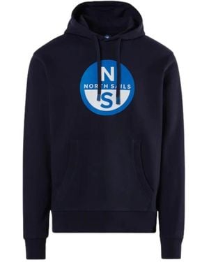 North Sails Hoodies - Blauw