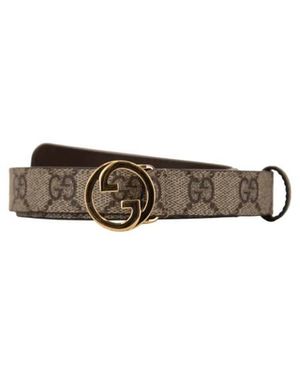 Gucci Leren Riem - Bruin
