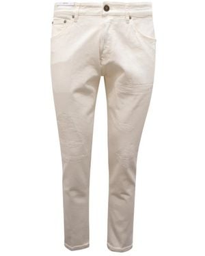 PT01 Slim-Fit Trousers - Natural