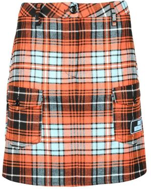 Love Moschino Eleganter gonna aus stretchstoff - Rot