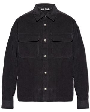 Palm Angels Casual Shirts - Blue