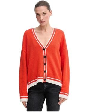 MSGM Wool Cashmere Cardigan - Rood