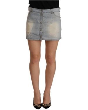 Ermanno Scervino Denim Skirts - Grey