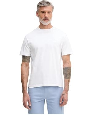Lacoste Gedrukt Jersey T-Shirt - Wit
