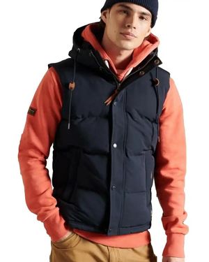 Superdry Marine Ärmellose Steppweste - Blau