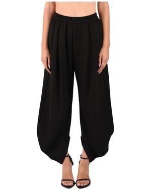 MEIMEIJ Broeken ,Zwart ,Polyester Wijde Broek