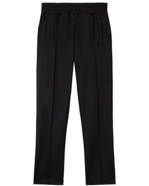 Palm Angels Straight Trousers - Black