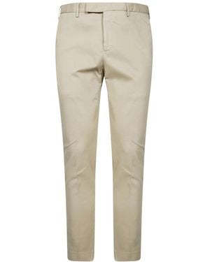 PT01 Slim-Fit Trousers - Natural