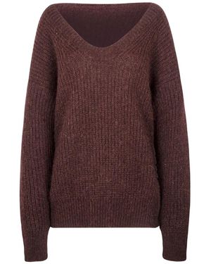 Jucca V-Neck Knitwear - Marrone