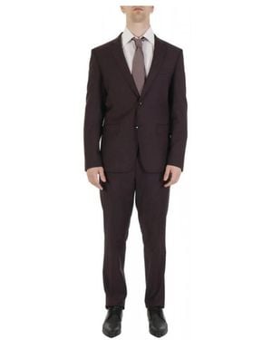 BOSS Single Breasted Suits - Black