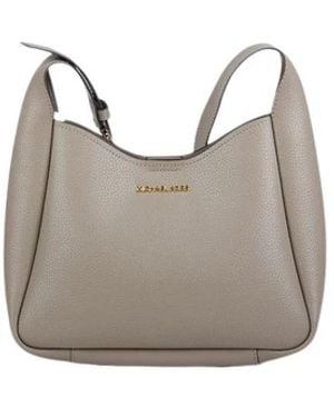 Michael Kors Tassen ,Leer Birch Medium Pebbled Leather Messenger - Grijs