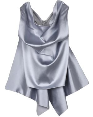 Sportmax Sleeveless Tops - Bleu
