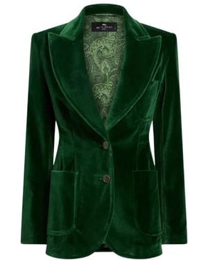 Etro Blazers - Vert