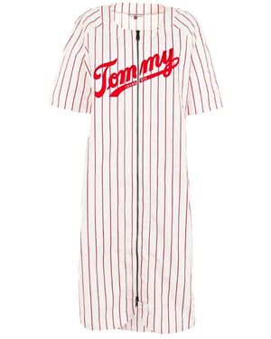 Tommy Hilfiger Abito lungo bianco prezzo outlet - Rosa