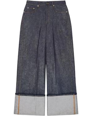 Givenchy Raw Turn-Up Jeans - Blauw