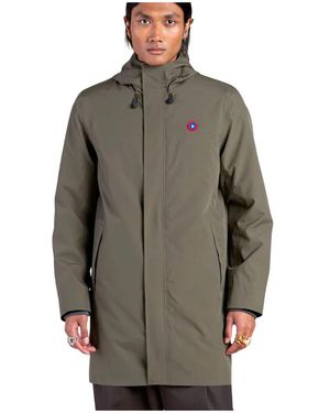 Flotte Jassen ,Groen ,Leer Beaubourg Parka - Bruin