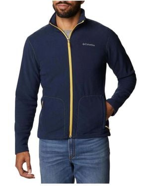 Columbia Fitness ,Blauw ,Polyester Fast Trek Light Fleece Met Volledige Ritssluiting