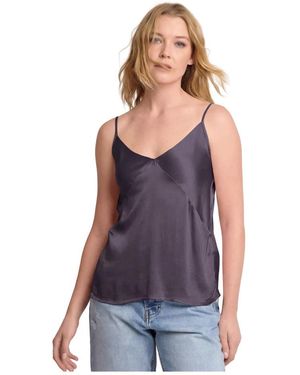 Kocca Tops ,Zwart ,Sleeveless Tops - Paars