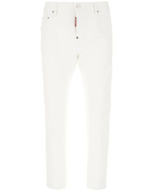 DSquared² Slim-Fit Jeans - Blanco