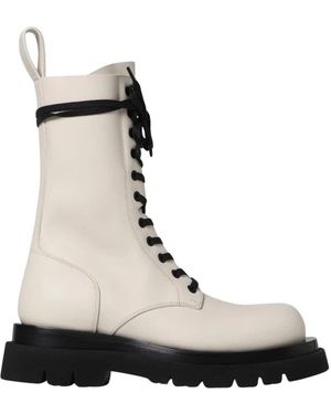 Bottega Veneta Lace-Up Boots - Black