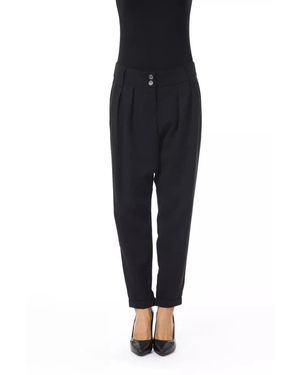 Byblos Tapered Trousers - Negro