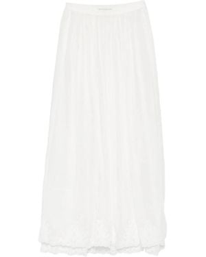forte_forte Midi Skirts - Blanco