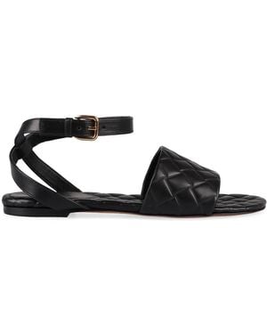 Bottega Veneta Flat Sandals - Black