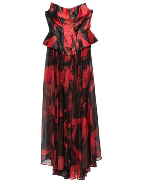 Babylon W S00912 Maxi Jurk - Rood