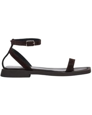 ESTRO Flat Sandals - Black