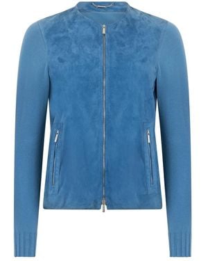 Moorer Light Jackets - Blue