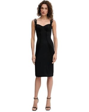 Versace Jeans Couture Midi Dresses - Negro