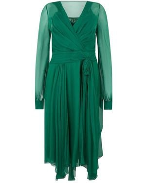 Alberta Ferretti Midi Dresses - Green