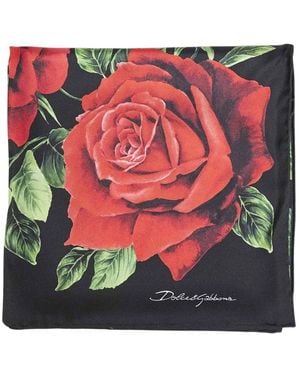 Dolce & Gabbana Silk Scarves - Red