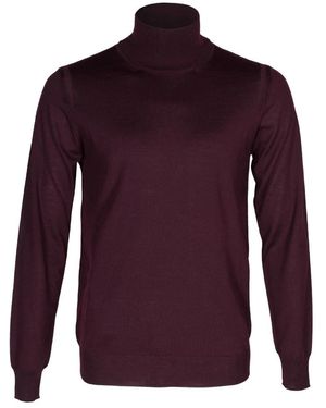 Paolo Pecora Turtlenecks - Purple