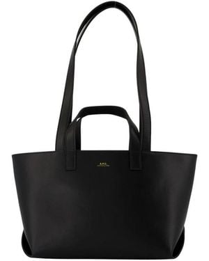 A.P.C. Tote Bags - Nero