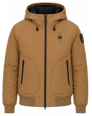 Blauer Jassen ,Bruin ,Gewatteerde Bomberjack