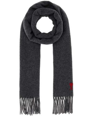 Ami Paris De Coeur Scarf - Zwart