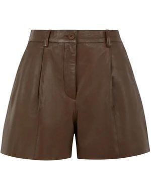 P.A.R.O.S.H. Casual Shorts - Marrón