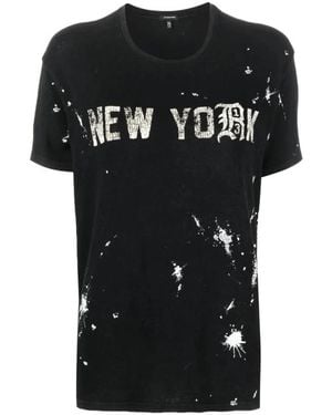R13 T-Shirts - Black