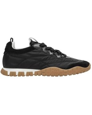 Miu Miu Tyre Sneakers - Schwarz
