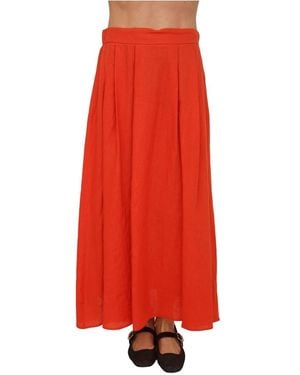 Marella Maxi Skirts - Rojo