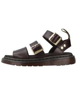 Dr. Martens Schoenen ,Bruin ,Leer Gryphon Sandal - Zwart